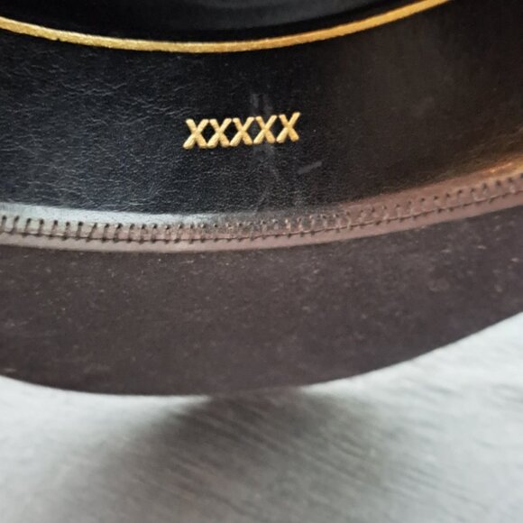 Western Cowgirl Core Hat - Charlie 1 Horse - 'Gator Bait' - sz 7 - Black Cowboy - Picture 8 of 11